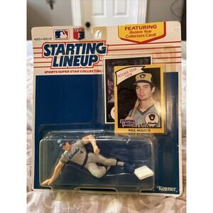Paul Molitor 1990 Starting Lineup Rookie Card Milwaukee Brewers Sealed New Box